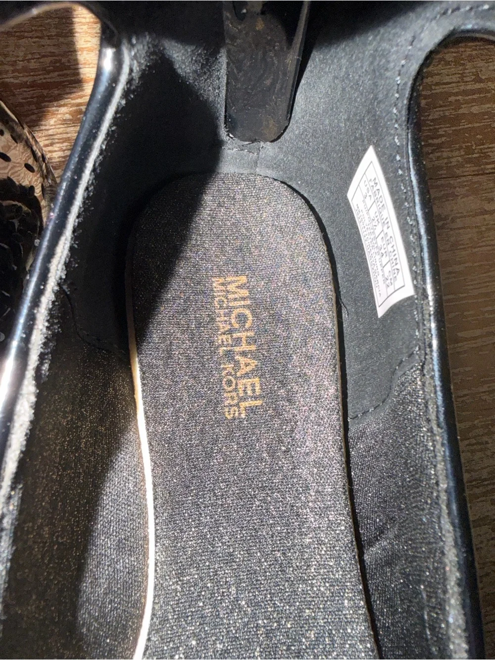 Michael Kors shiny patent